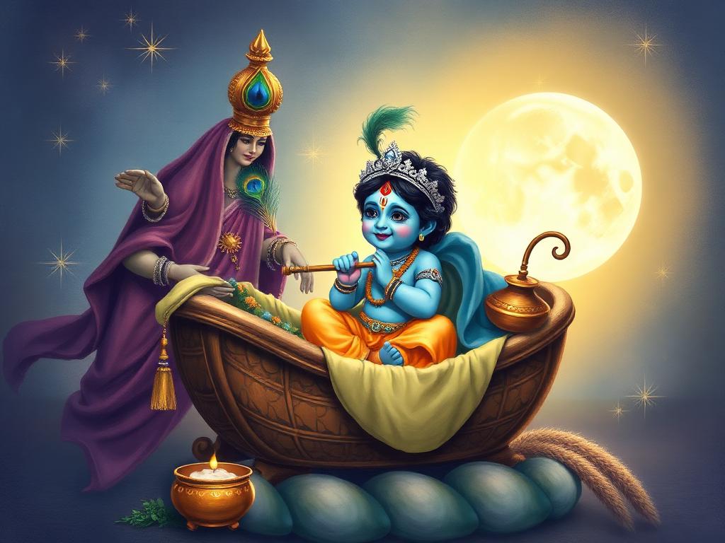 Krishna Ashtami — Astotais dilstošā Mēness